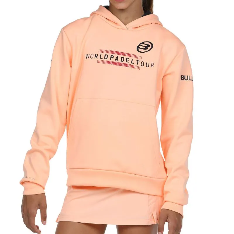 Sudadera Bullpadel WPT Renieba Salmon Fluor Junior | Bullpadel