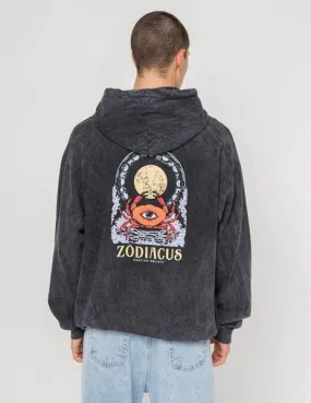 Sudadera Capucha KAOTIKO WASHED ZODIACUS - Black