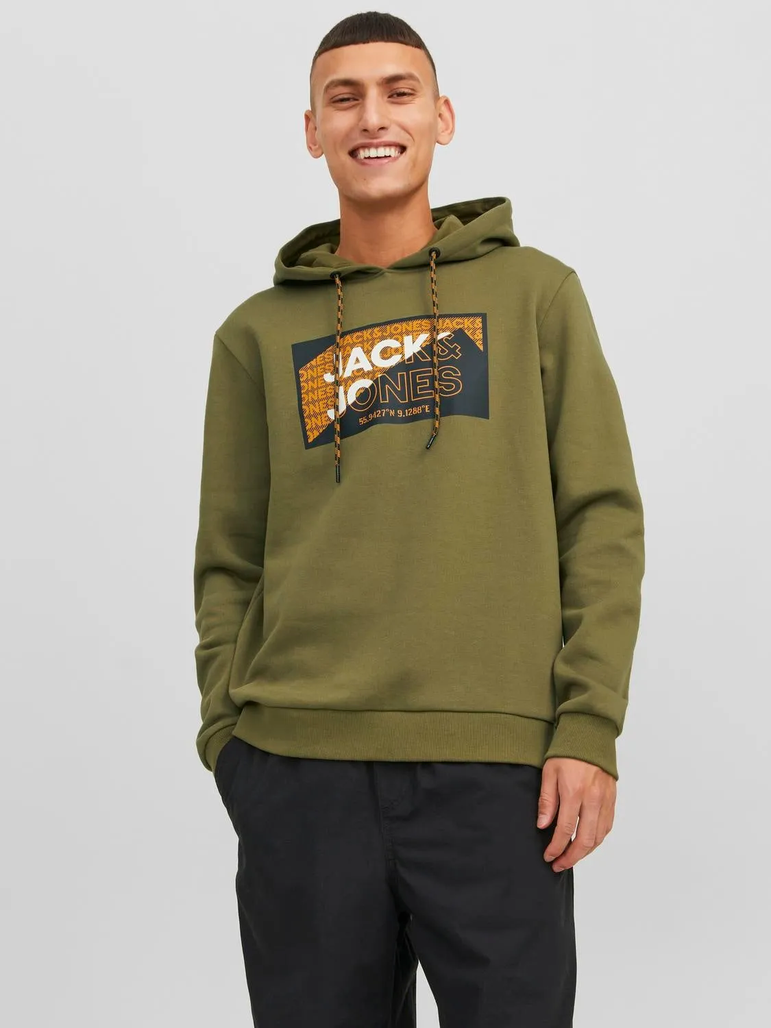 Sudadera con capucha Logotipo | Verde intermedio | Jack & Jones®