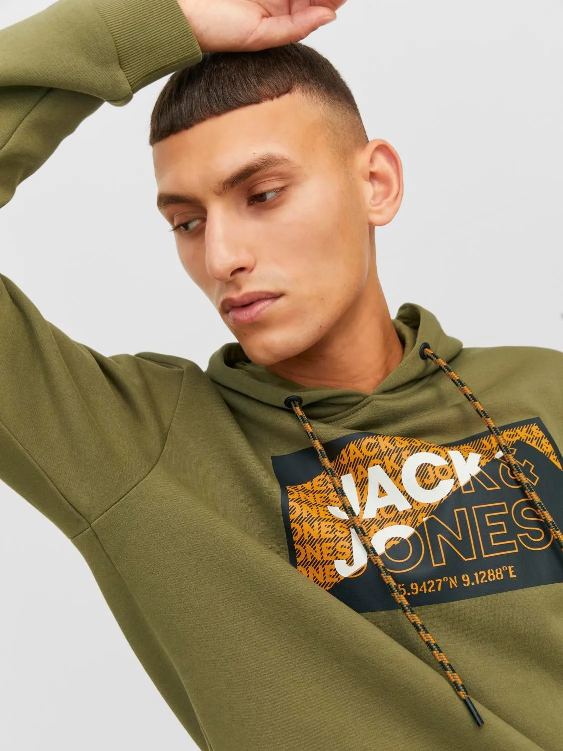 Sudadera con capucha Logotipo | Verde intermedio | Jack & Jones®