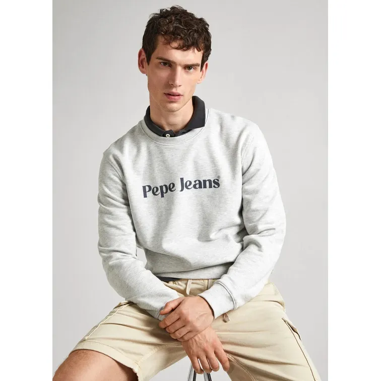 SUDADERA CUELLO REDONDO CON LOGO HOMBRE PEPE JEANS REGIS