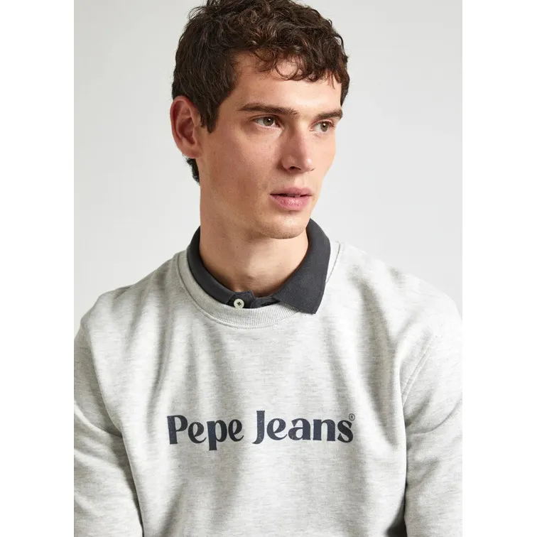 SUDADERA CUELLO REDONDO CON LOGO HOMBRE PEPE JEANS REGIS