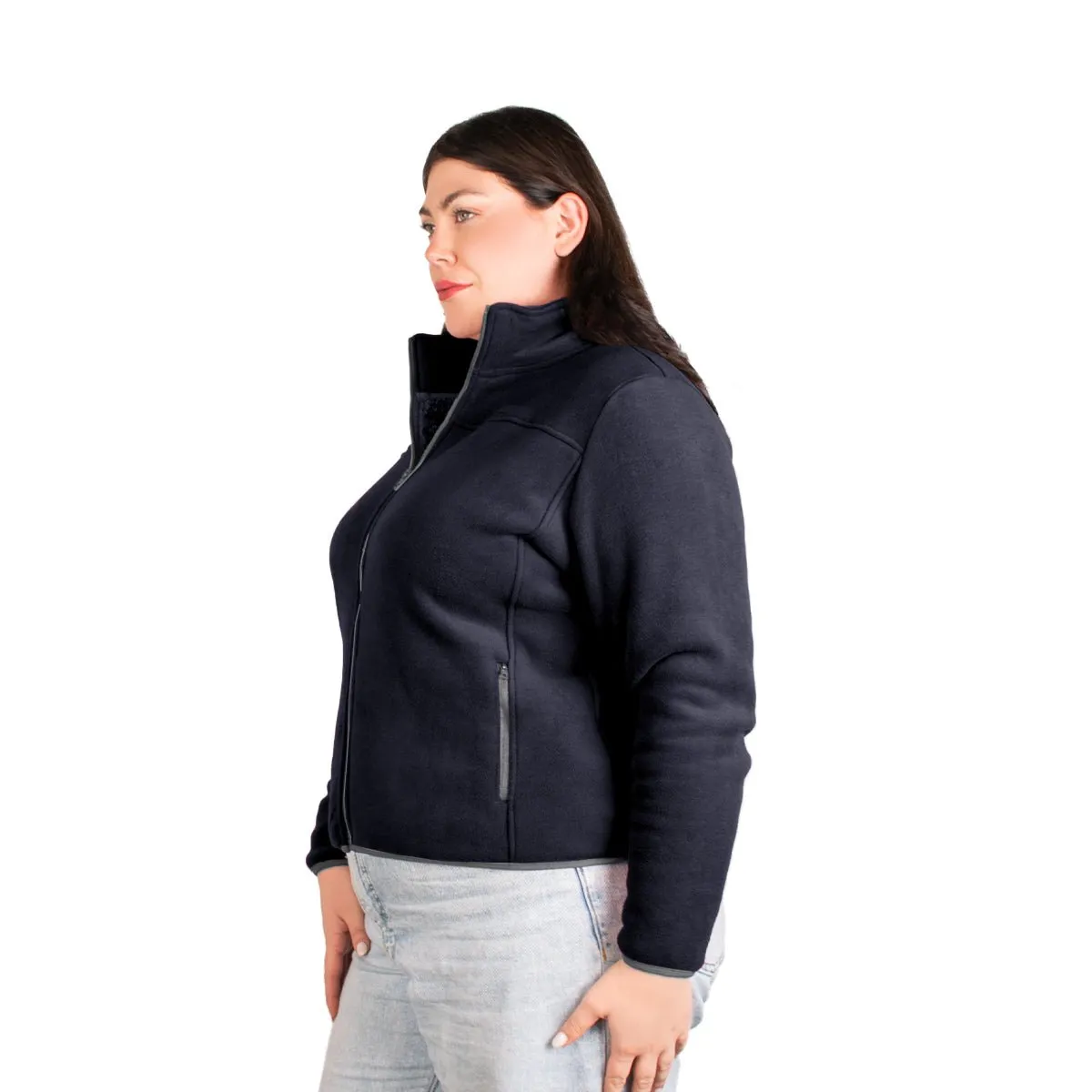 Sudadera Eco Fleece con Fur Greenlander Dama Plus size