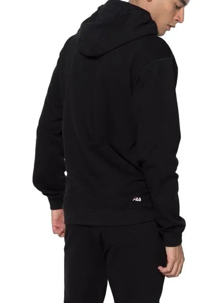 sudadera fila pure hoody negro mujer y hombre