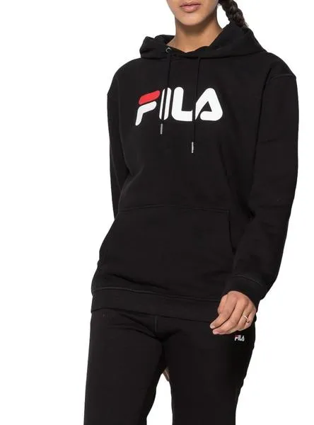 sudadera fila pure hoody negro mujer y hombre