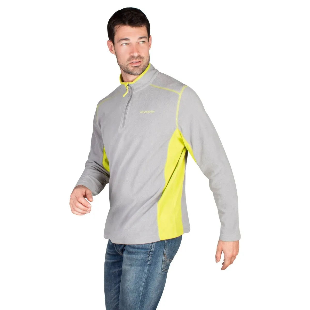 Sudadera Fleece Medio Cierre Hombre