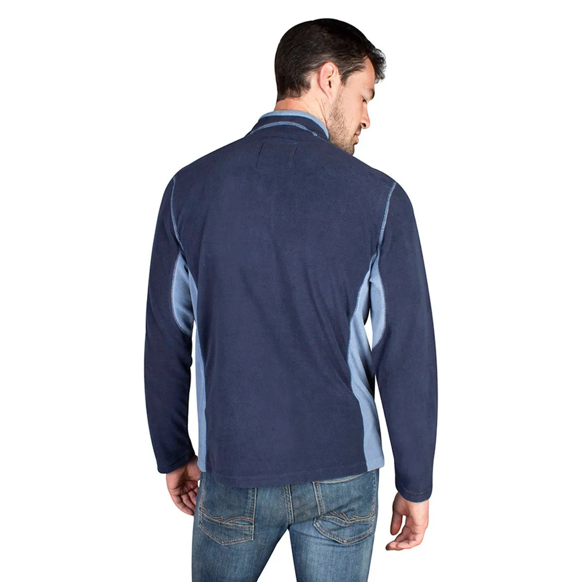 Sudadera Fleece Medio Cierre Hombre