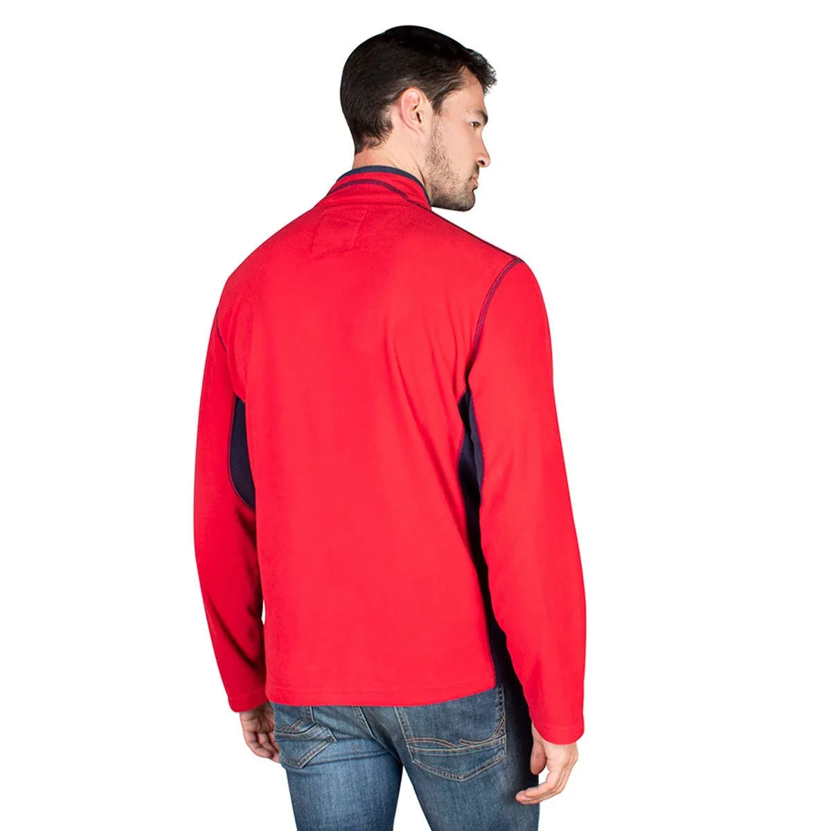 Sudadera Fleece Medio Cierre Hombre