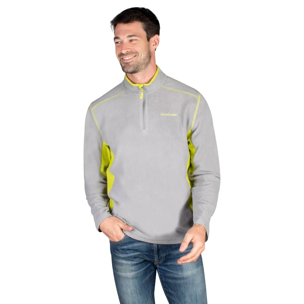 Sudadera Fleece Medio Cierre Hombre