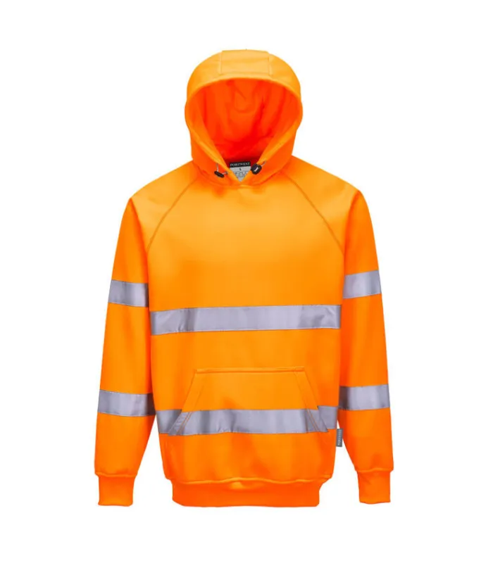 Sudadera flúor con capucha, tejido de punto PORTWEST B304