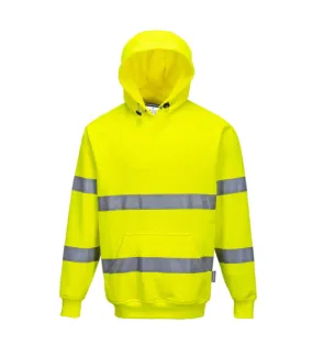 Sudadera flúor con capucha, tejido de punto PORTWEST B304