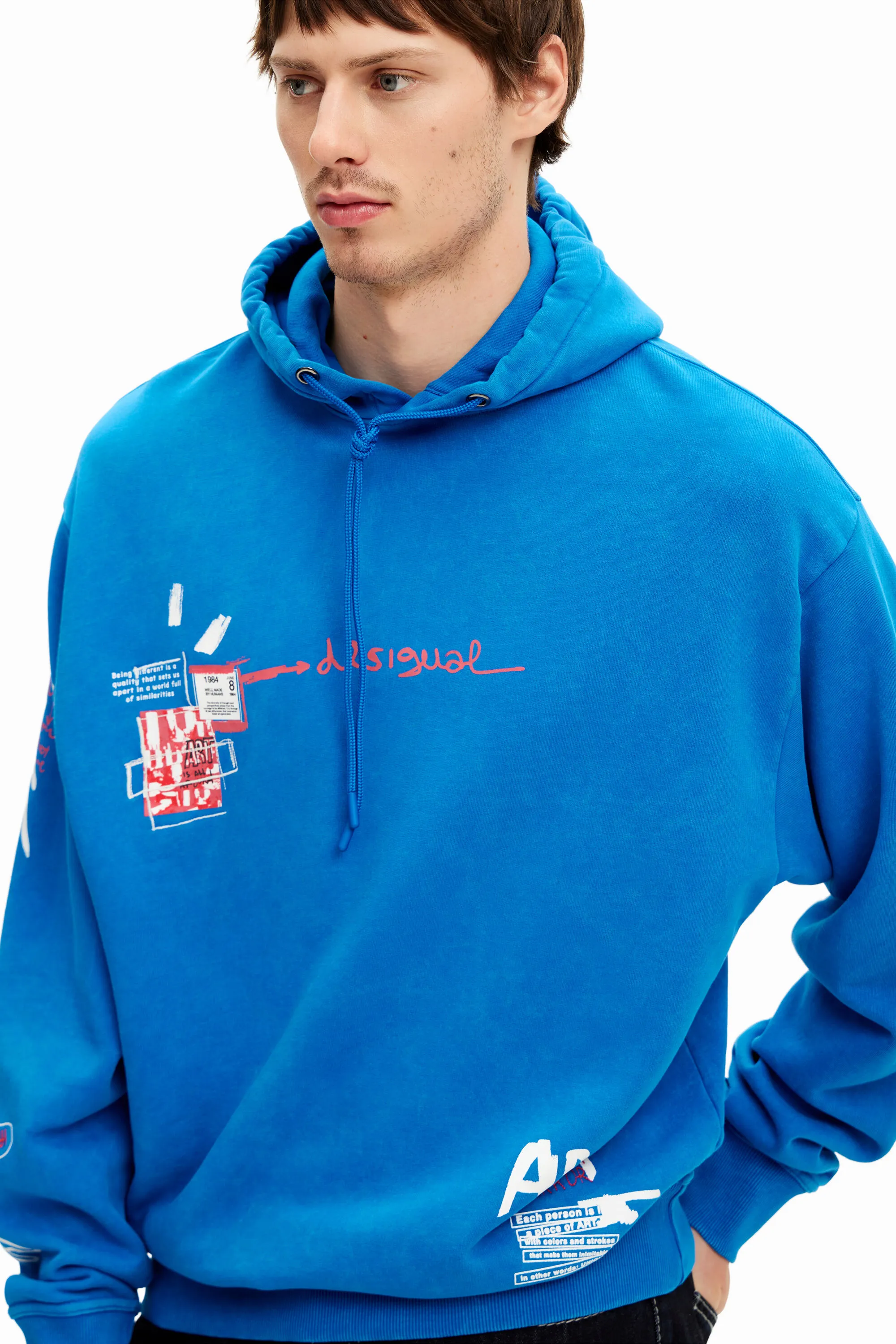 Sudadera graffiti capucha