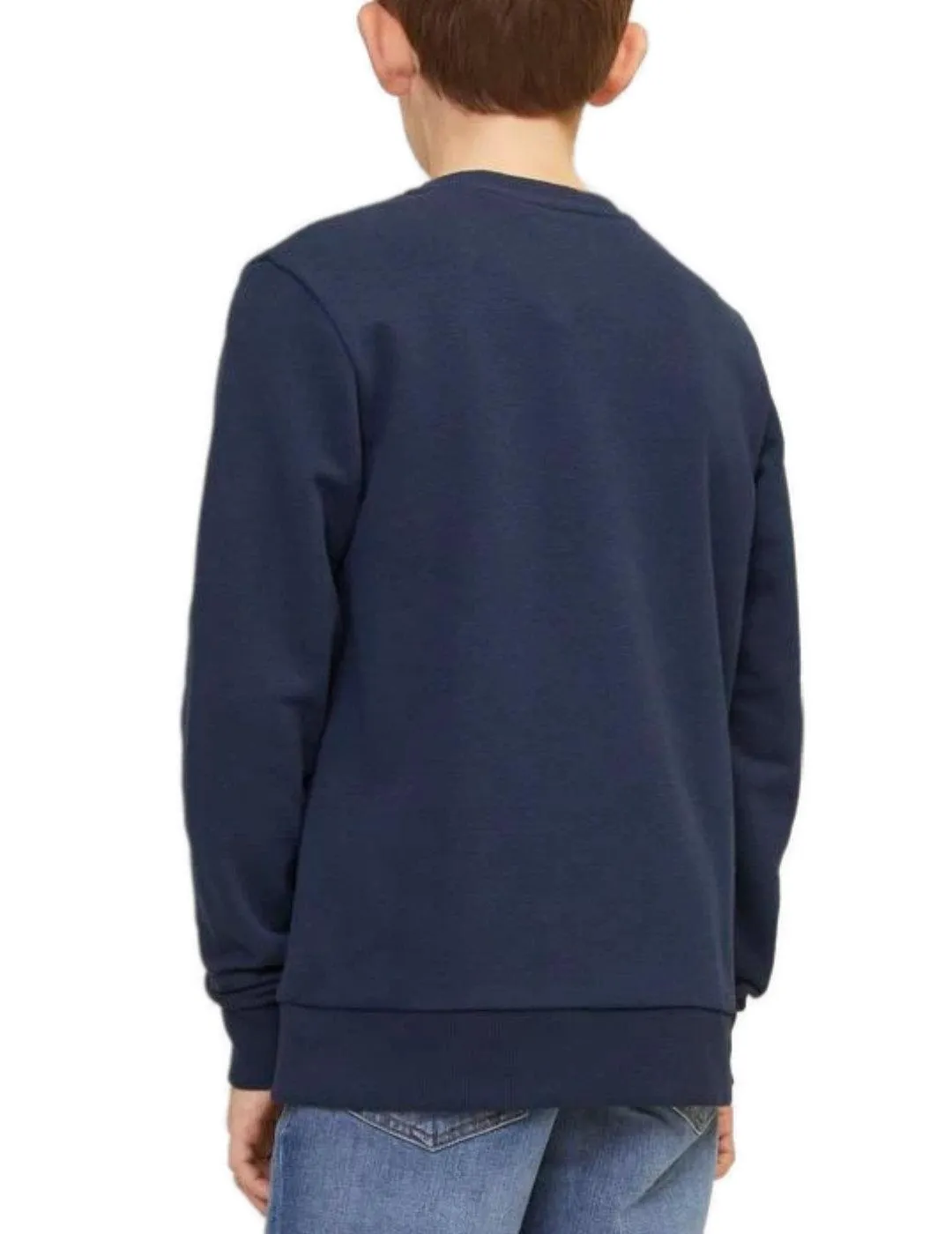 Sudadera Jack&Jones Junior Minds marino sin capucha niño