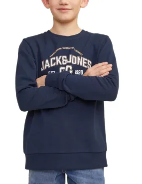 Sudadera Jack&Jones Junior Minds marino sin capucha niño