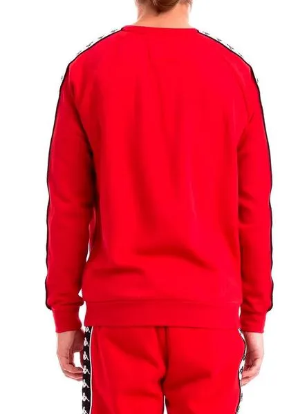 sudadera kappa arbir rojo hombre