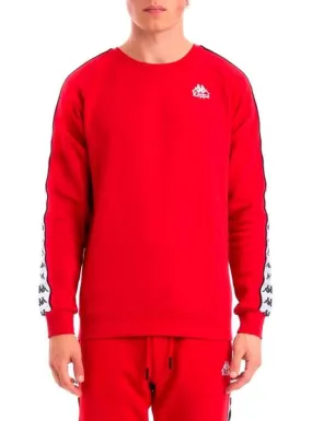 sudadera kappa arbir rojo hombre