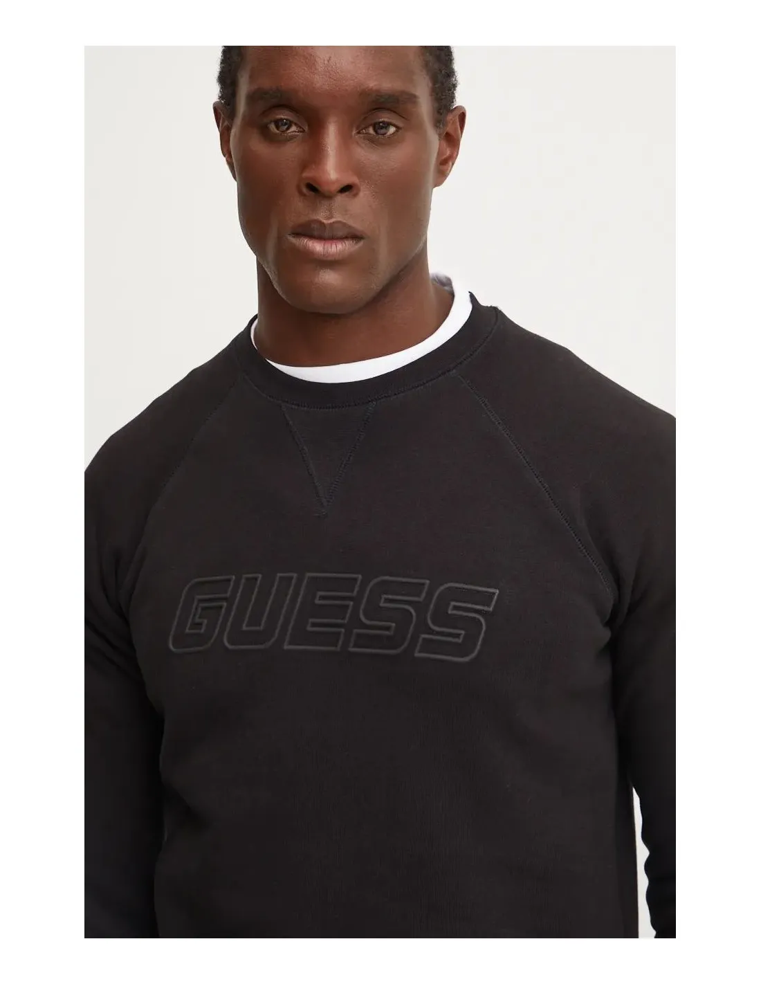 Sudadera logotipo frontal de Guess