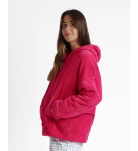 Sudadera Manga Larga Calentita Corel Capucha rosa