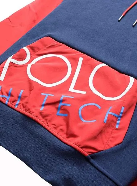 sudadera polo ralph lauren hybrid rojo hombre