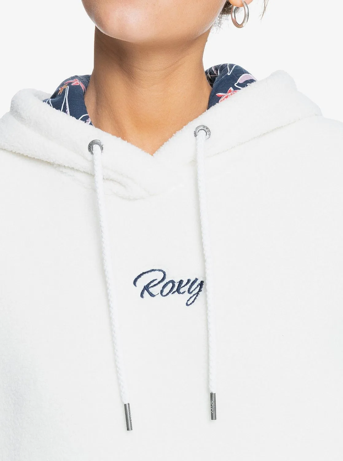 sudadera Roxy Call Me - WBK0/Snow White - women´s