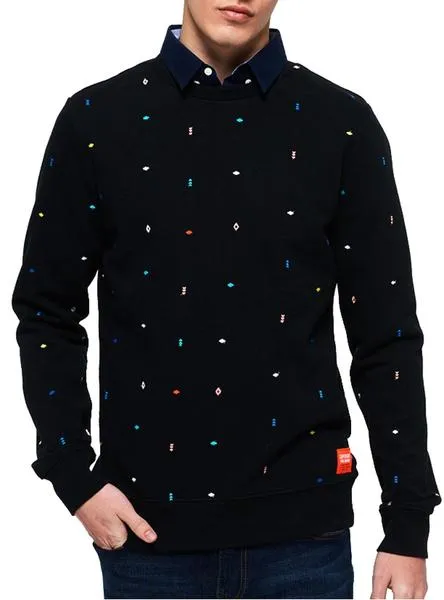 sudadera superdry aoe negro hombre