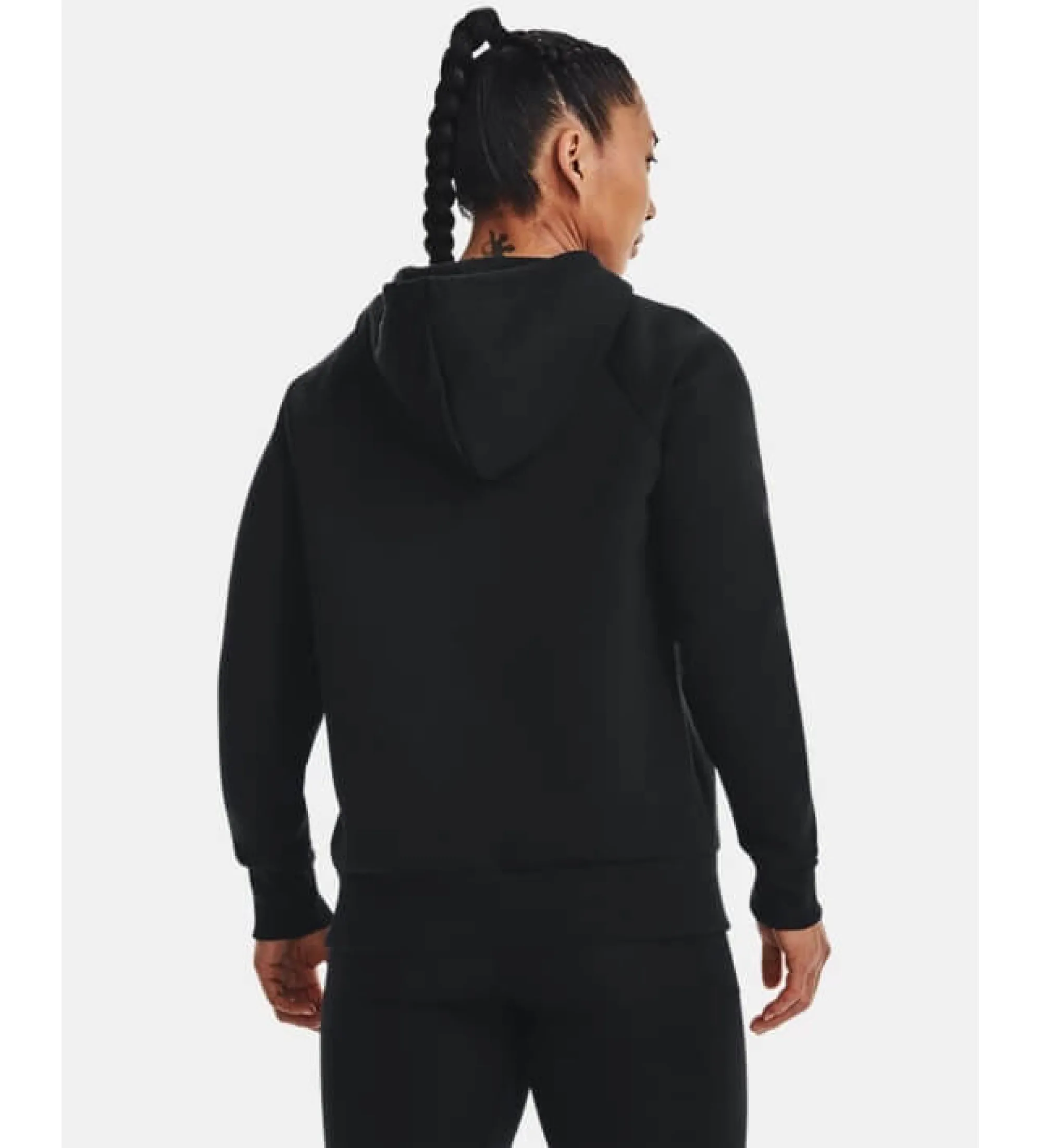 Sudadera UA Rival Fleece negro