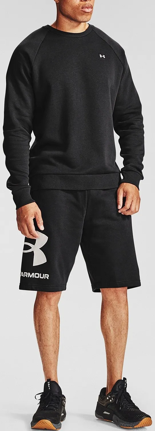 sudadera Under Armour Rival Fleece Crew - 001/Black/Onyx White - men´s