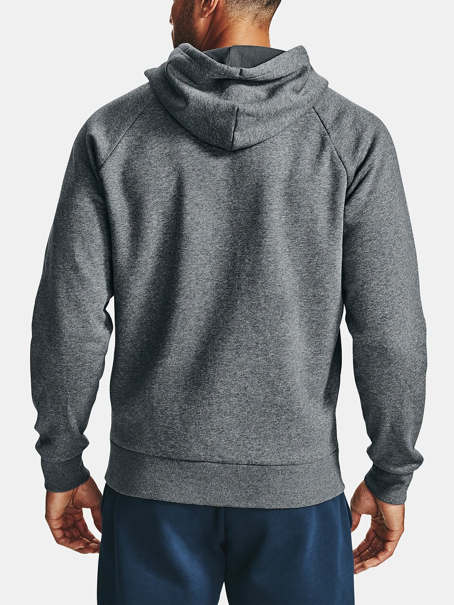 sudadera Under Armour Rival Fleece Zip - Pitch Gray Light Heather - men´s