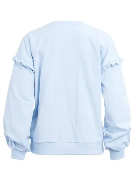 sudadera vila vilovely celeste