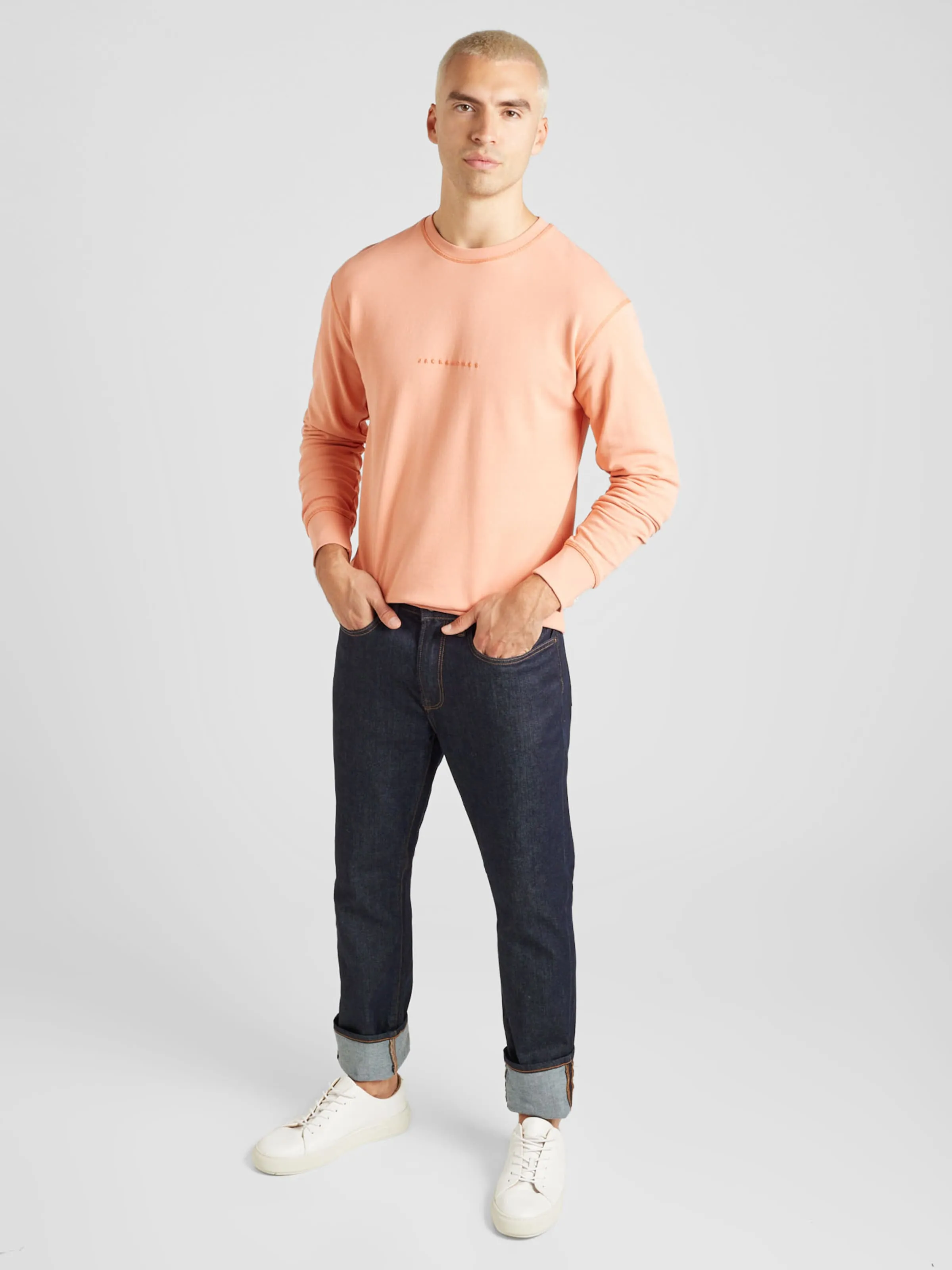 Sudadera 'JORMARBELLA' JACK & JONES en Naranja