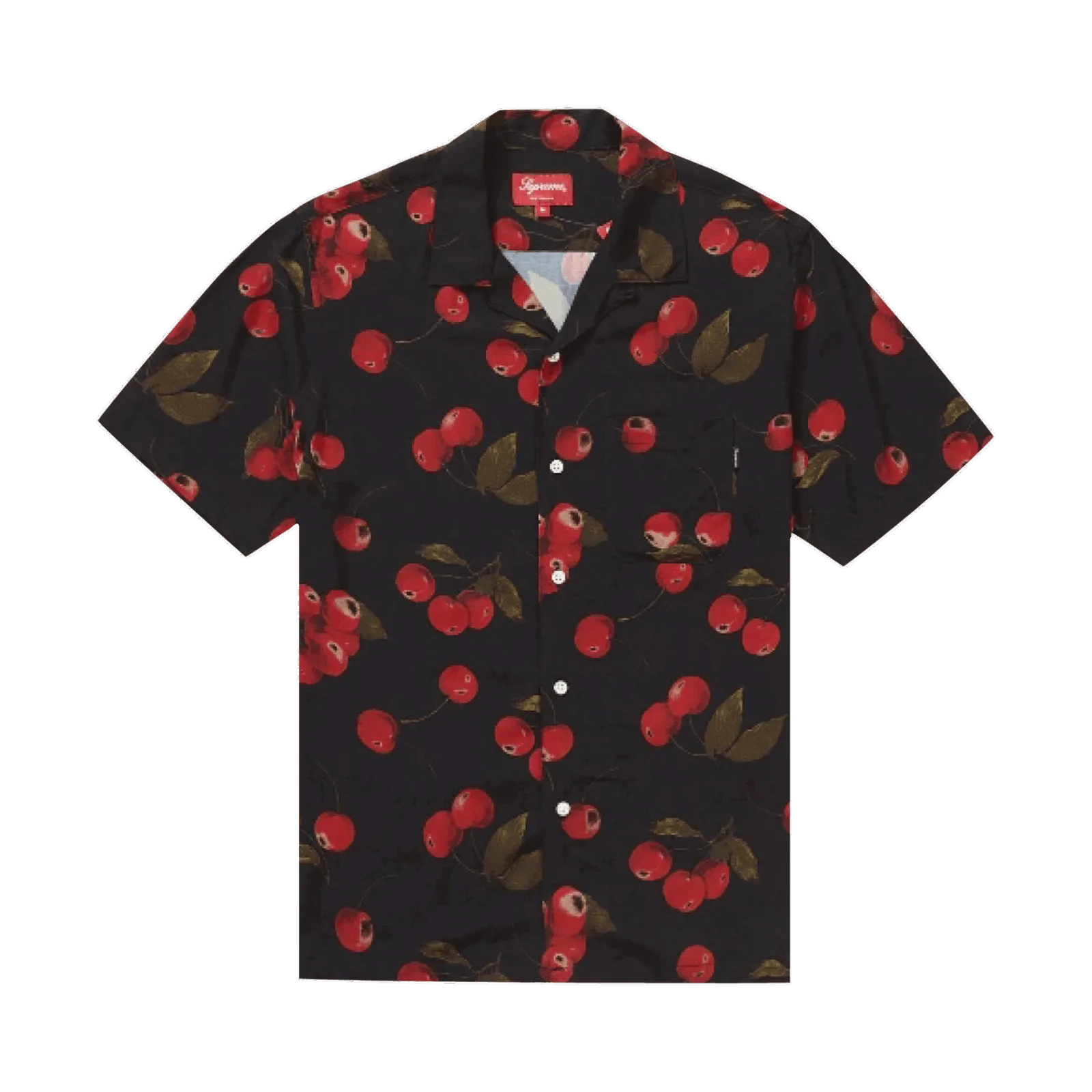 Supreme Cherry Rayon Short-Sleeve Shirt