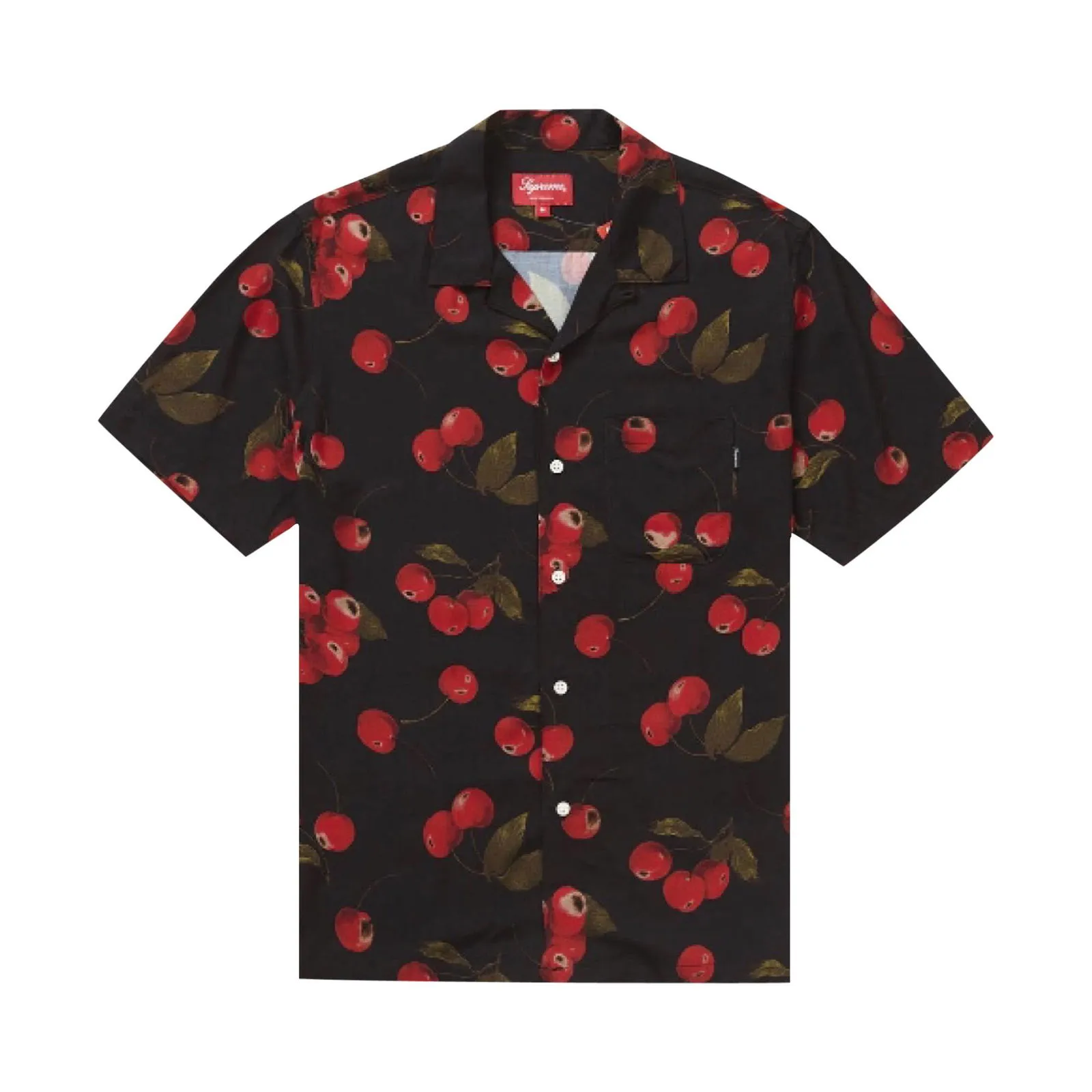 Supreme Cherry Rayon Short-Sleeve Shirt