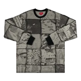 Supreme Mosaic Patchwork Long-Sleeve Top