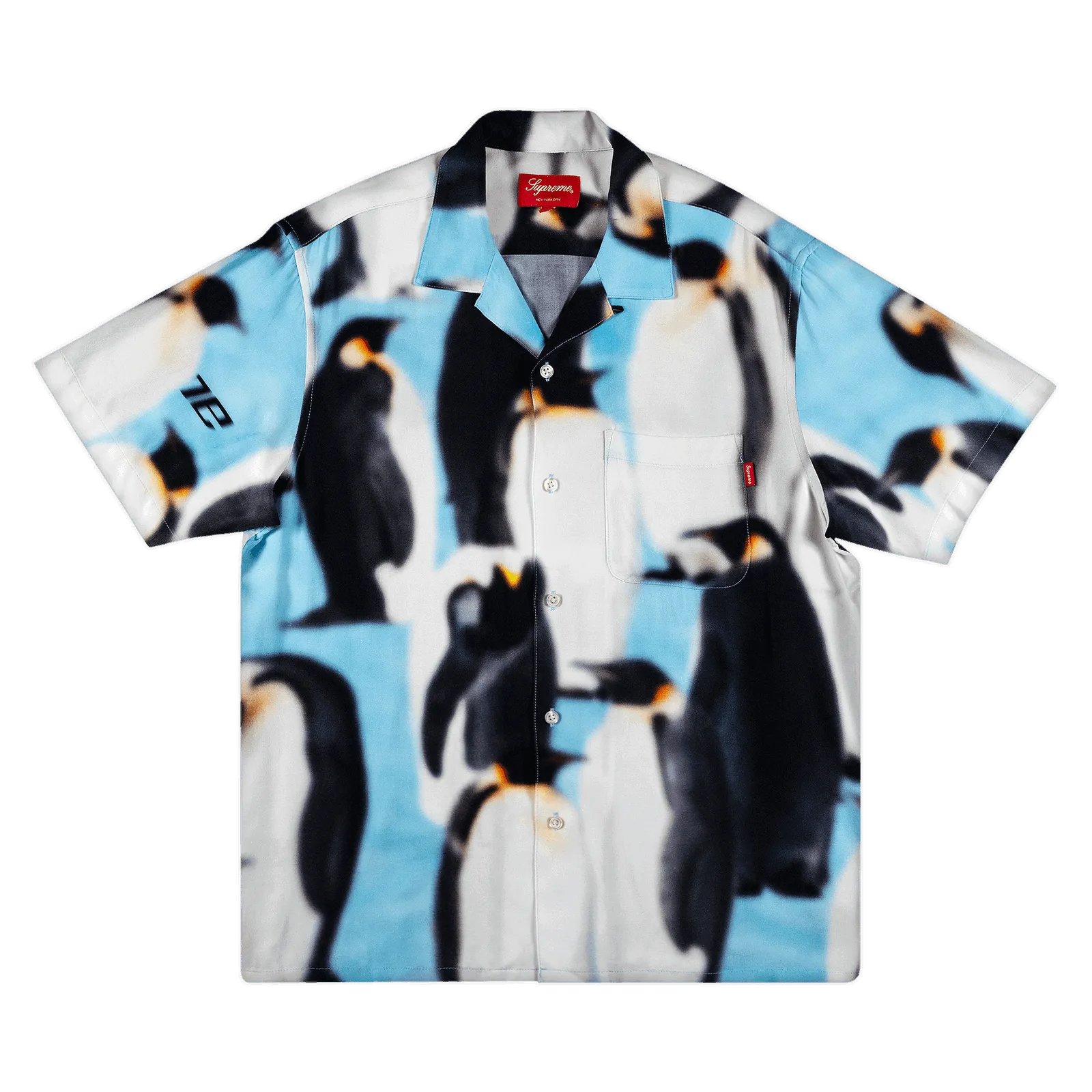 Supreme Penguins Rayon Short-Sleeve Shirt