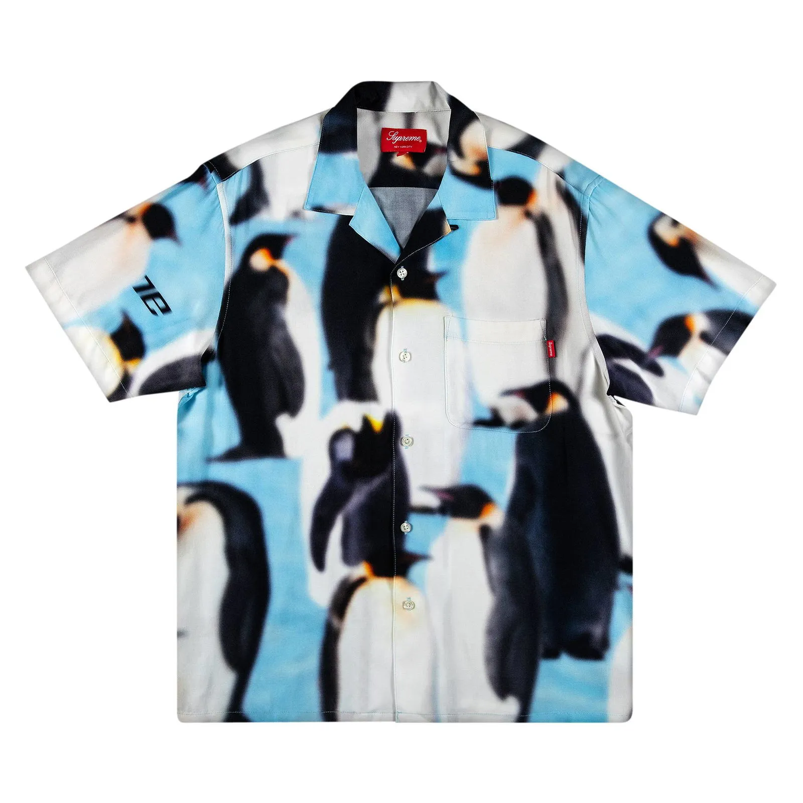 Supreme Penguins Rayon Short-Sleeve Shirt