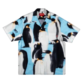 Supreme Penguins Rayon Short-Sleeve Shirt