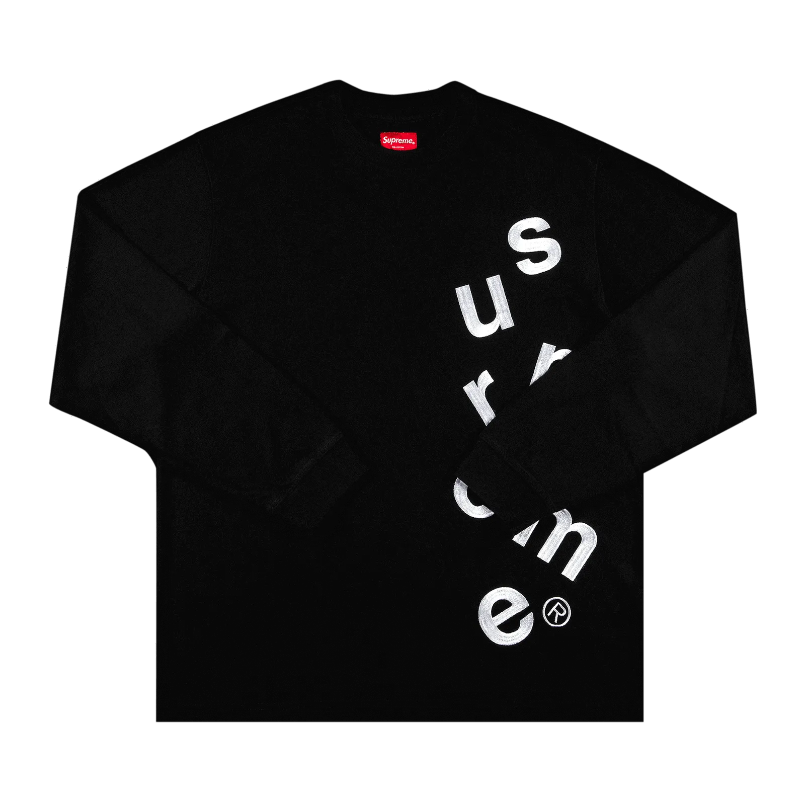 Supreme Scatter Logo Long-Sleeve Top