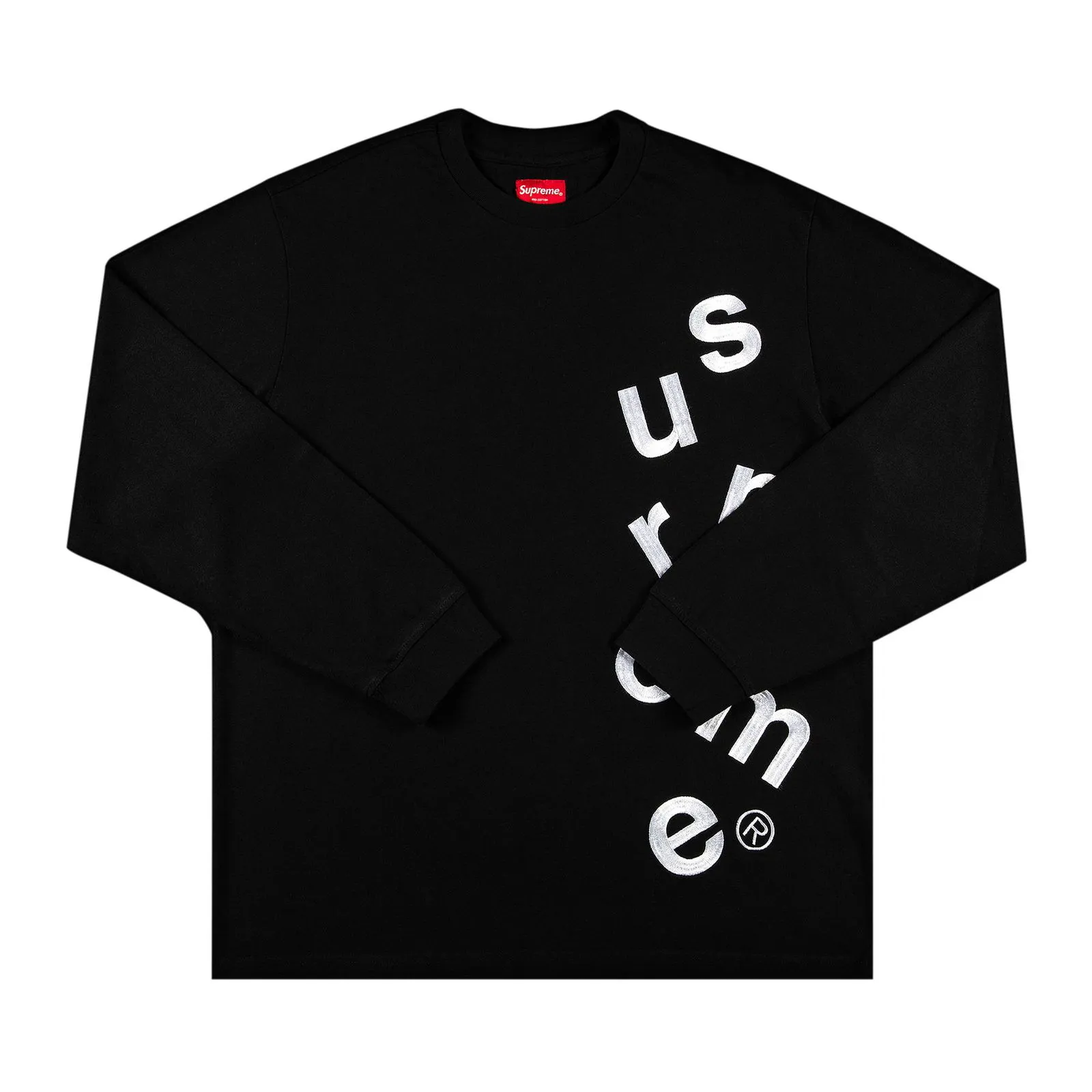 Supreme Scatter Logo Long-Sleeve Top