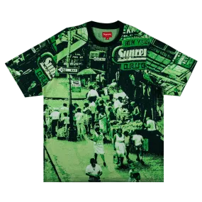 Supreme Street Scene Jacquard Short-Sleeve Top