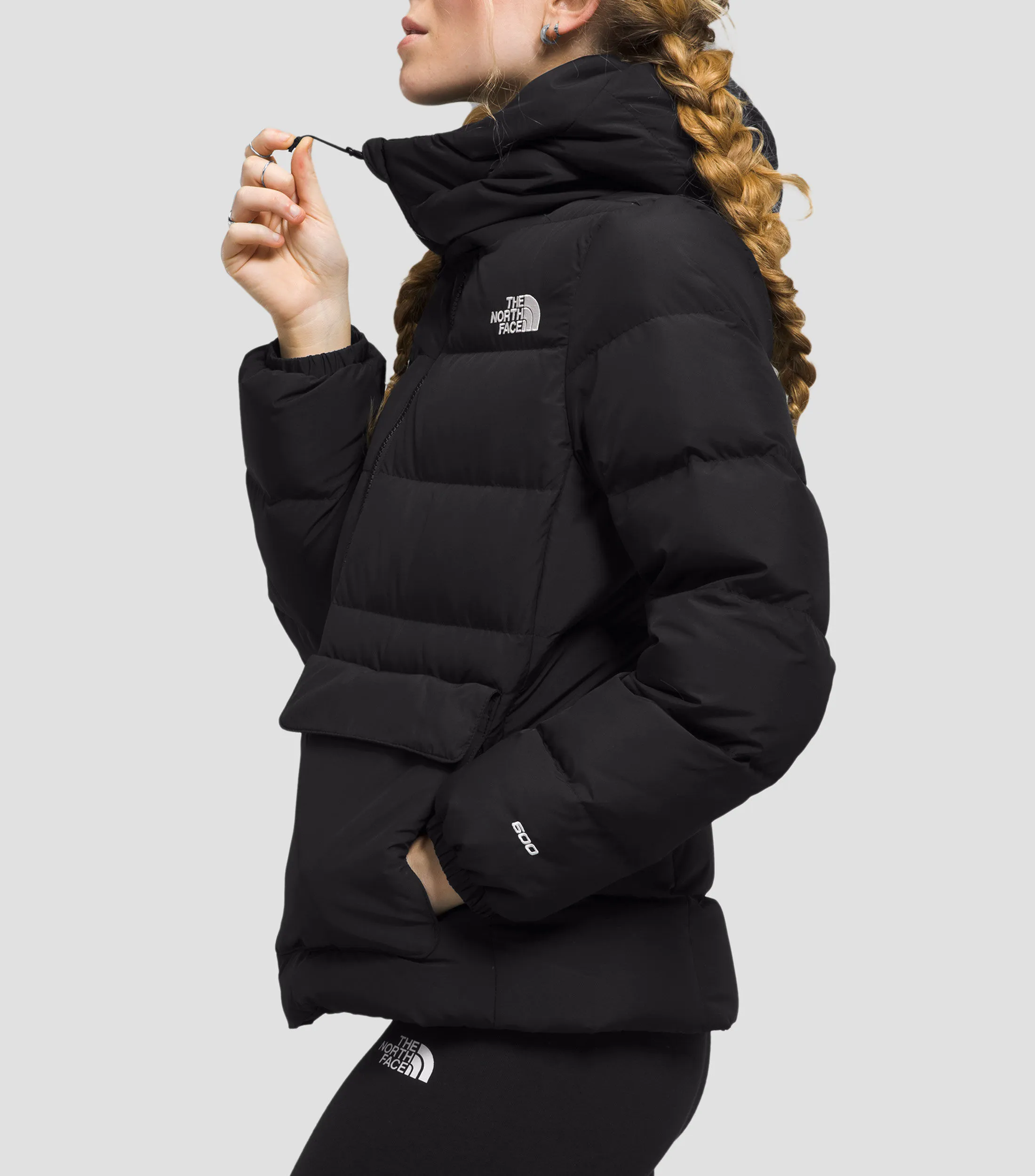 The North Face Chamarra Puffer con Capucha Mujer