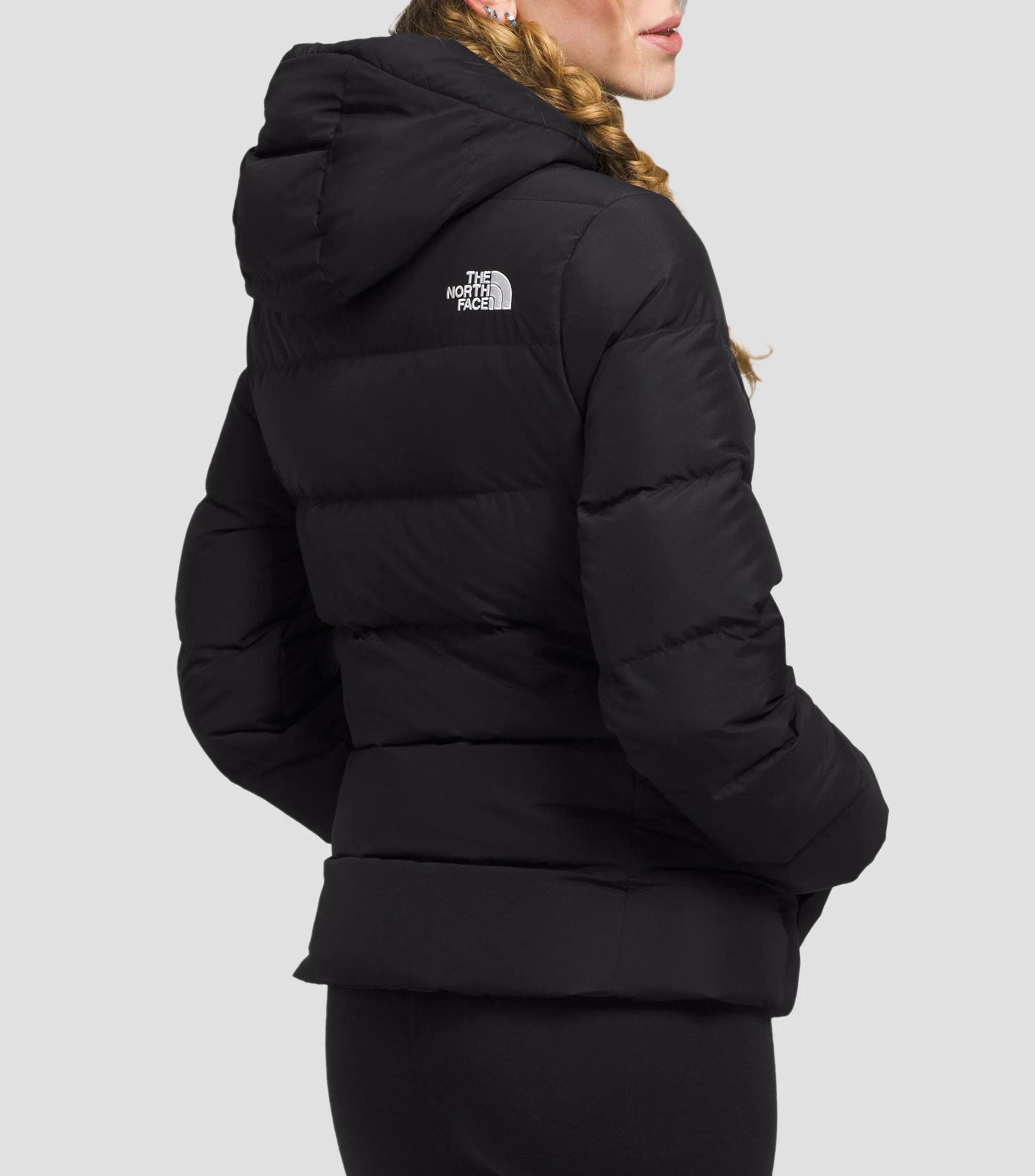 The North Face Chamarra Puffer con Capucha Mujer