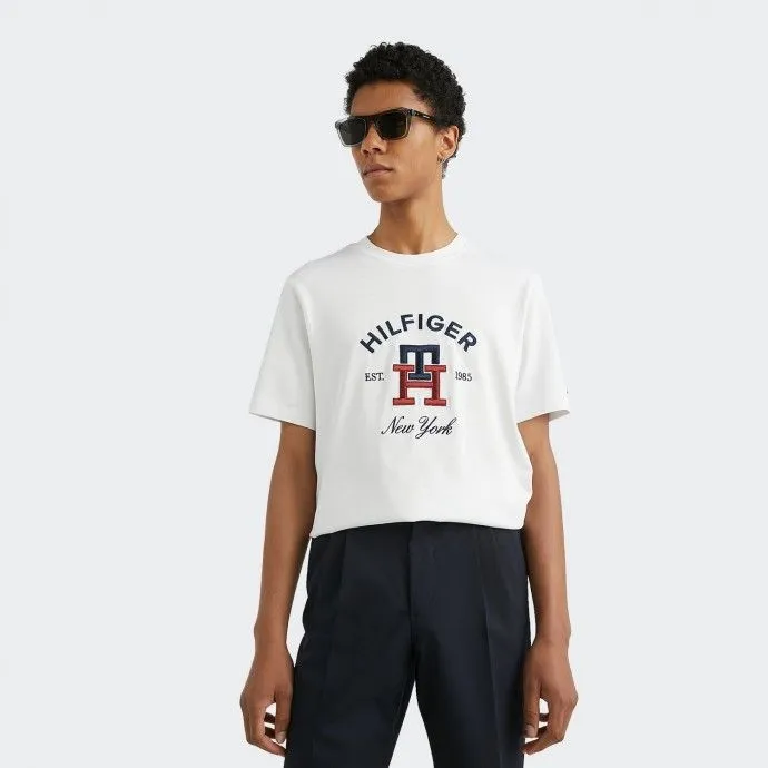 TOMMY HILFIGER camiseta blanca tommy hilfiger