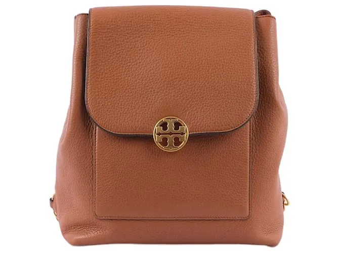 TORY BURCH Mochilas Cuero Camello 