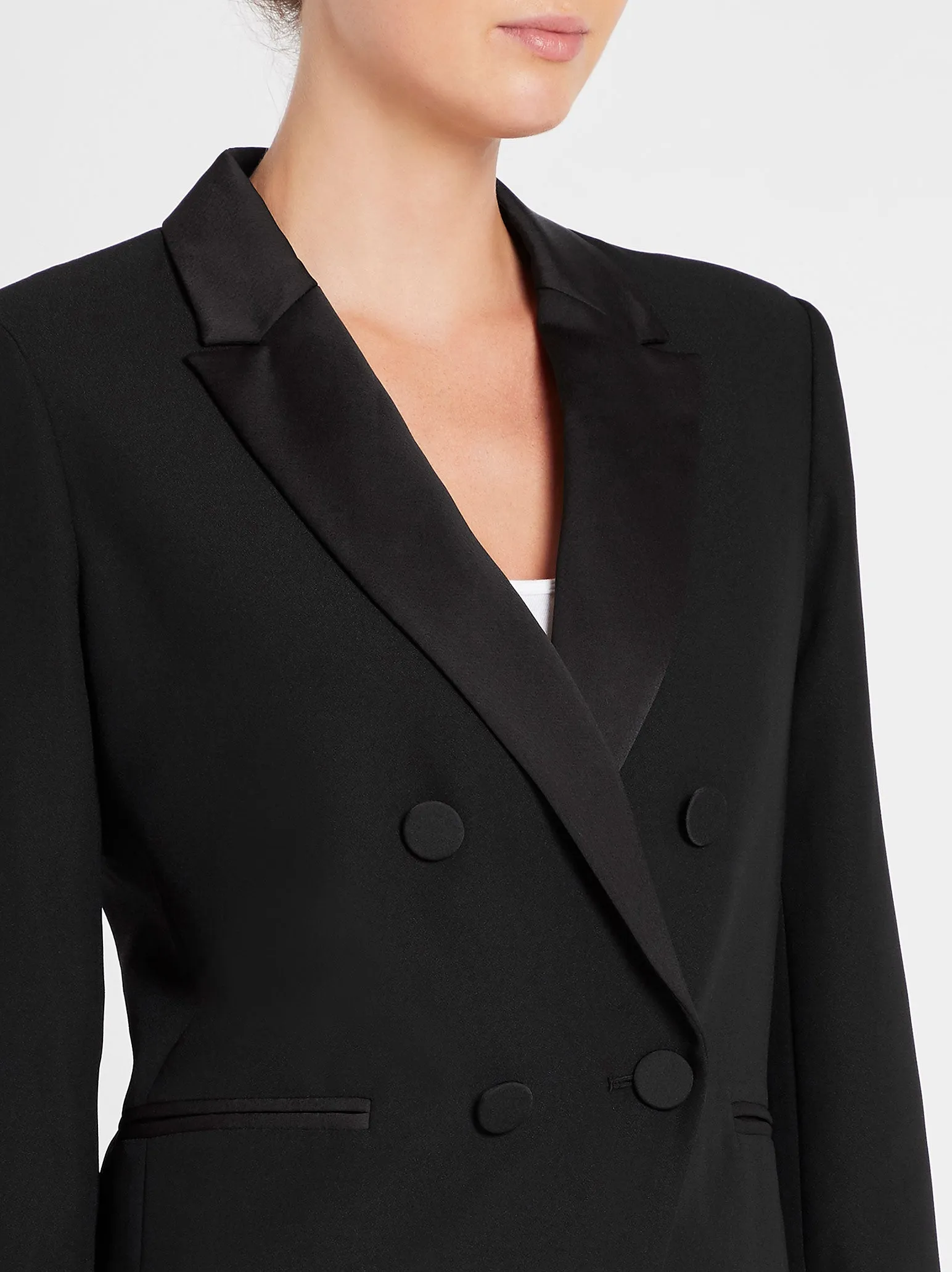 Tux Satin Blazer