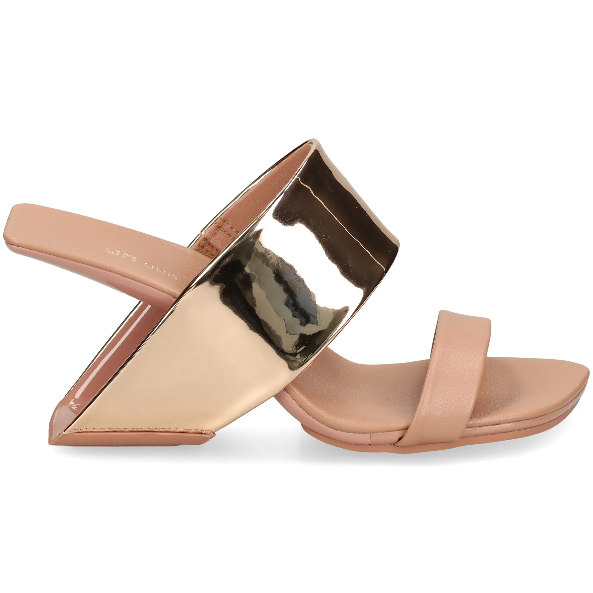 UNITED NUDE Sandalias con tacón de Mujer ORO ROSA