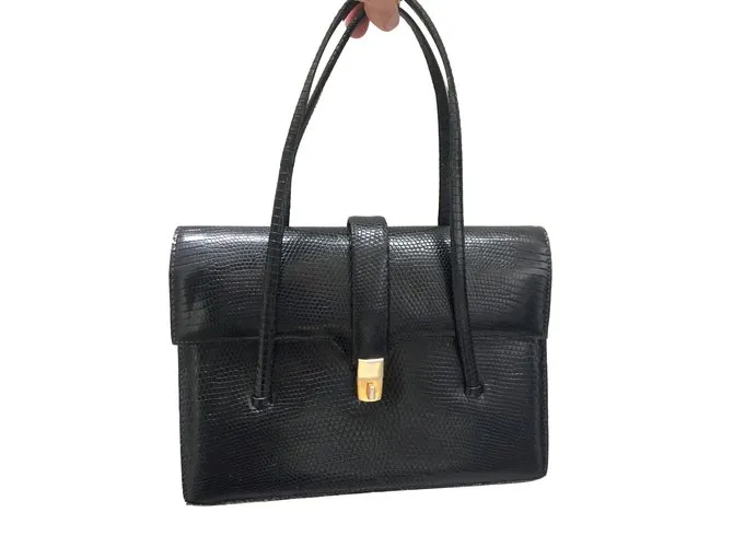 Vintage Bolsos de mano Negro 