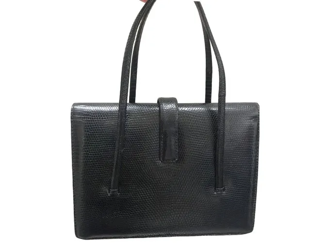 Vintage Bolsos de mano Negro 