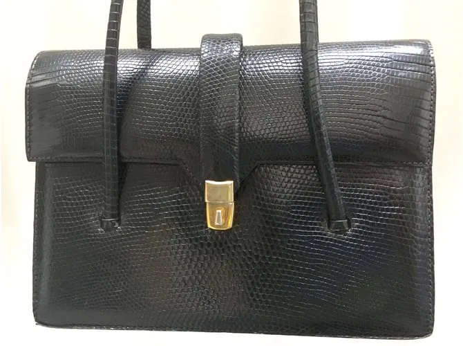 Vintage Bolsos de mano Negro 