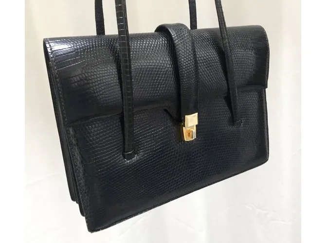 Vintage Bolsos de mano Negro 