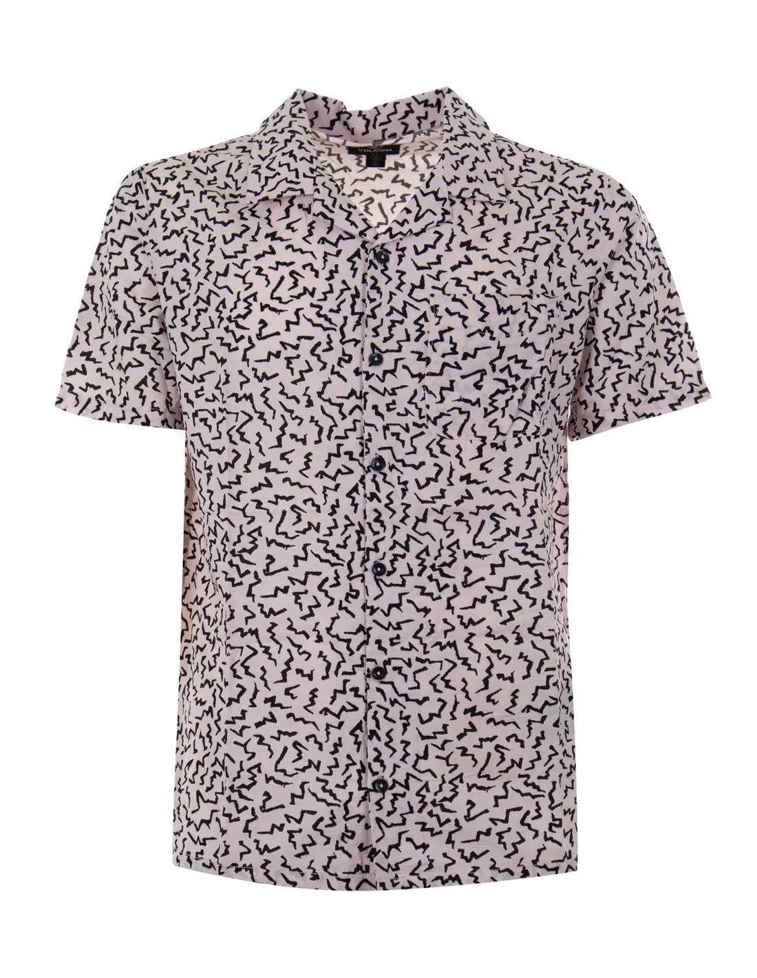 VOLCOM - Camisa rosa claro Asphalt Beach SS A0412411 Hombre